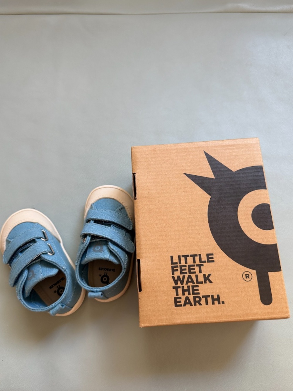 NWT - Old Soles Boy's and Girl's Salty Ground Casual Shoes - Light Denim Canvas